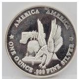 One Troy Ounce Fine Silver Round Trade Unit
