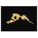 Rare Crystalline Feather Gold Specimen 2.29g