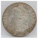 1890-S Morgan Silver Dollar - AU