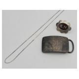 Sterling Delicate Chain, RN Tack, & RDK Buckle