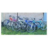(5) Bikes...Vector Haro, Kent 2.6 Terra...