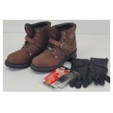 Harley-Davidson Motorcycle Boots & Gloves +