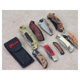 Coll of Pocket Knives incl: Browning, SABRE, Old