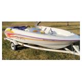 1998 Mirage Sport Jet Boat w/ Cover & Trailer