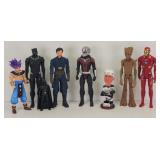 (8) Action Figure Toys & Hockey Player Bobblehead