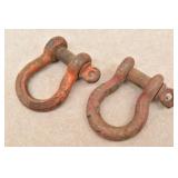 (2)  Anchor Shakles 2 1/2"
