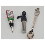 Holiday Wine Bottle Stopper, Umbra Buddy Tea