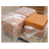 (9) Thick 21" Square Seat Replacement Cushions