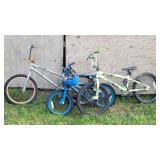 (3) BMX Bikes