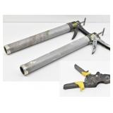 Apollo Pex 1 Clamp Tool & 2 Albion Bulk Caulk Guns