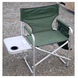 Folding Camp Chair w/Side Table