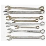 (8) Large Combo SAE Wrenches Various Brands