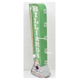 Billiards Double Sided Lighted Sign