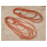 (2) Orange Extension Cords
