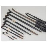 Assortment of Pry Bars / Wrecking Bars / Crowbars
