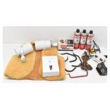 (3) Cans Brakleen, Shearling Vest, View Masters...