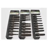 3) Sets -- Pittsburgh Pro impact Bit Sockets