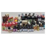 HUGE Lot of Cooking Extracts, Oils, Food Coloring