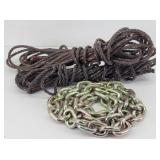 Twisted Poly Rope & Steel Chain