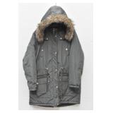 TIME AND TRU Womens Winter Jacket w/Faux Fur Hood