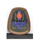 Anheuser-Busch Natural Light Beer Mirror Sign
