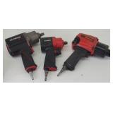 (3) Earthquake Air Impact Wrenches 1/2"