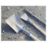 Square Pt Shovel, Ground Chisel & Digging Bar