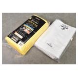 New 36 pk Microfiber Towels & 40 pk Terry Towels