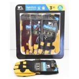 (4 pr) Wells Lamont HydraHyde Leather Work Gloves