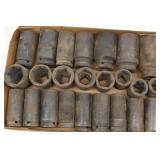 (24) Large 3/4" 6 Pt Proto Impact Sockets SAE
