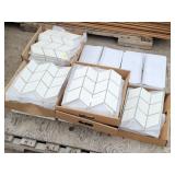 Studios Nouveau Chevron Crema Glossy Tiles