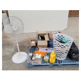 Laundry Basket, Pedestal Fan, Laundry Soap...