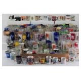 Coll of Assorted Shot Glasses and Mugs