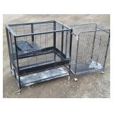 (2) Steel Rolling Critter Cages