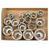 (16pc) Socket Set Heavy Duty SAE 3/4", 6 pt