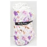 Minky Couture Peony Purple Designer Blanket