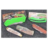Coll of Knives incl: Lockback, Buck Shot, ...
