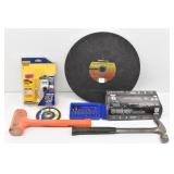 Cut - Off Wheel, Dead Blow Hammer, Carbide Rotary