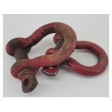 (2) Crosby Anchor Shackles Bolt Type