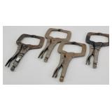 (4) Vise Grip Locking C Clamps
