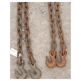 (2) Heavy Duty Chains w/ Hooks