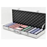 Poker Chip Set w/Peppermill Casino Playing ...