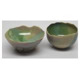 (2) Handmade Pottery Bowls