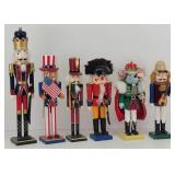 (6) Various Nutcrackers Holiday Home Decor