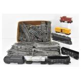 Vintage Lionel O-gauge Model Train and Track