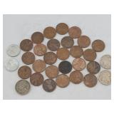 Silver & Buffalo Nickels, Steel & Wheat Cents