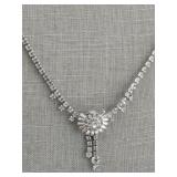 Parco Signed Rhinestone Necklace