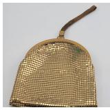 Whiting & Davis Gold Tone Mesh Evening Bag