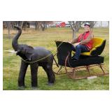 Antique Open Santa Sleigh  **elephant not included