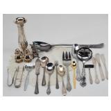 Coll of Silver-plated Flatware incl: Spoons, ...